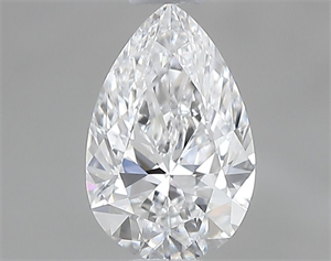 Picture of Natural Diamond 0.52 Carats, Pear with  Cut, D Color, VS1 Clarity and Certified by GIA