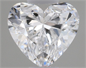 Natural Diamond 0.41 Carats, Heart with  Cut, D Color, SI1 Clarity and Certified by GIA