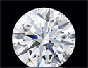 Del inventario de diamantes de laboratorio, 2.15 quilates, Redondo , Color D, claridad VVS2 y certificado IGI