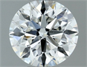 Diamante Natural 0.72 quilates, Redondo , Color F, claridad VS2 y certificado IGI