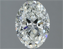 Natural Diamond 1.20 Carats, Oval with  Cut, H Color, VS1 Clarity and Certified by IGI
