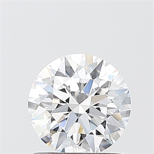 Picture of Lab Grown Diamond 1.10 Carats, Round with Ideal Cut, D Color, VVS2 Clarity and Certified by IGI