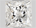 Natural Diamond 0.51 Carats, Princess with  Cut, E Color, VVS2 Clarity and Certified by GIA