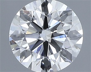 Picture of Natural Diamond 0.40 Carats, Round with Excellent Cut, H Color, VS2 Clarity and Certified by IGI