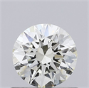 Natural Diamond 0.51 Carats, Round with Excellent Cut, M Color, VVS1 Clarity and Certified by GIA