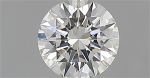 Picture of Natural Diamond 0.40 Carats, Round with Excellent Cut, G Color, VVS1 Clarity and Certified by IGI