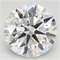 Lab Grown Diamond 5.50 Carats, Round with Excellent Cut, E Color, VVS1 Clarity and Certified by GIA