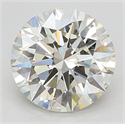 Del inventario de diamantes de laboratorio, 3.04 quilates, Redondo , Color J, claridad VS1 y certificado IGI