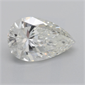 Natural Diamond 3.02 Carats, Pear with  Cut, I Color, VS2 Clarity and Certified by GIA