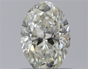 Picture of Natural Diamond 0.62 Carats, Oval with  Cut, K Color, SI1 Clarity and Certified by GIA