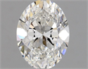Diamante Natural 0.70 quilates, Ovalado , Color F, claridad VS2 y certificado GIA