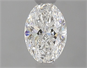 Diamante Natural 0.50 quilates, Ovalado , Color E, claridad SI1 y certificado GIA