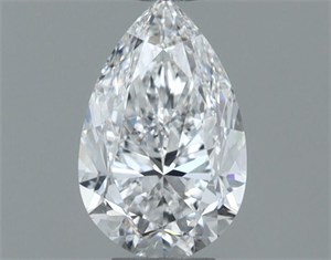 Picture of Natural Diamond 0.50 Carats, Pear with  Cut, D Color, VVS1 Clarity and Certified by GIA