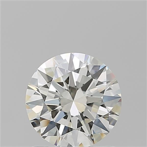 Picture of Natural Diamond 1.07 Carats, Round with Excellent Cut, J Color, VVS2 Clarity and Certified by GIA