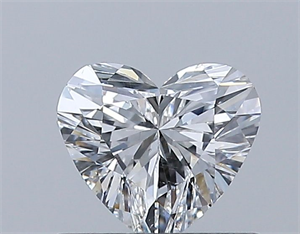 Picture of Natural Diamond 0.50 Carats, Heart with  Cut, E Color, SI1 Clarity and Certified by GIA