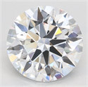 Lab Grown Diamond 2.91 Carats, Round with Excellent Cut, D Color, VVS1 Clarity and Certified by GIA
