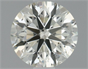 Natural Diamond 0.80 Carats, Round with Excellent Cut, L Color, SI1 Clarity and Certified by GIA