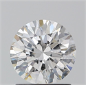 Diamante Natural 1.26 quilates, Redondo , Color G, claridad IF y certificado GIA