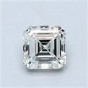 Natural Diamond 1.51 Carats, Asscher with  Cut, I Color, VS1 Clarity and Certified by GIA