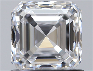Picture of Natural Diamond 0.92 Carats, Asscher with  Cut, D Color, VVS1 Clarity and Certified by GIA