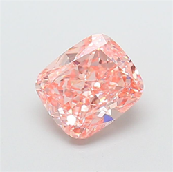 Picture of Lab Grown Diamond 2.01 Carats, CUSHION MODIFIED with  Cut, Fancy Vivid Pink Color, VS1 Clarity and Certified by IGI