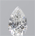 Natural Diamond 0.70 Carats, Pear with  Cut, G Color, VS1 Clarity and Certified by GIA