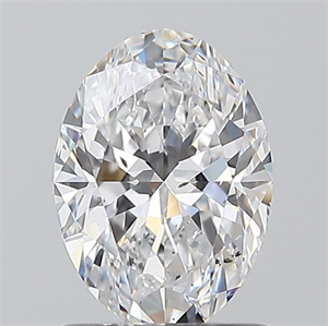 Picture of Natural Diamond 1.01 Carats, Oval with  Cut, D Color, SI2 Clarity and Certified by GIA