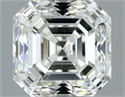 Natural Diamond 1.01 Carats, Asscher with  Cut, I Color, VS2 Clarity and Certified by IGI