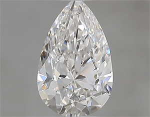 Picture of Natural Diamond 0.40 Carats, Pear with  Cut, E Color, VS1 Clarity and Certified by GIA