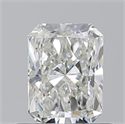 Natural Diamond 0.70 Carats, Radiant with  Cut, H Color, VS1 Clarity and Certified by GIA