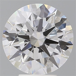 Picture of Lab Grown Diamond 5.05 Carats, Round with Ideal Cut, E Color, VS1 Clarity and Certified by IGI