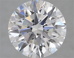 Picture of Lab Grown Diamond 4.61 Carats, Round with Ideal Cut, D Color, FL Clarity and Certified by IGI
