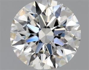 Picture of Natural Diamond 0.70 Carats, Round with Excellent Cut, H Color, VVS2 Clarity and Certified by GIA