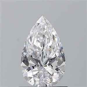 Picture of Natural Diamond 0.90 Carats, Pear with  Cut, D Color, VS2 Clarity and Certified by GIA