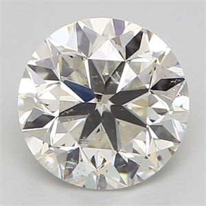 Picture of Natural Diamond 0.81 Carats, Round with Very Good Cut, K Color, SI2 Clarity and Certified by GIA