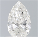 Natural Diamond 0.43 Carats, Pear with  Cut, G Color, VVS1 Clarity and Certified by GIA
