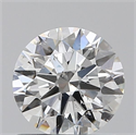 Natural Diamond 0.75 Carats, Round with Excellent Cut, G Color, SI2 Clarity and Certified by GIA