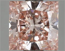 Picture of Lab Grown Diamond 1.52 Carats, Princess with  Cut, Fancy Intense Pink Color, VS2 Clarity and Certified by IGI