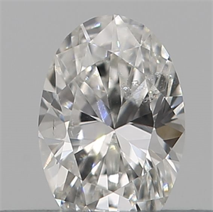 Foto Diamante Natural 0.17 quilates, Ovalado , Color F, claridad SI1 y certificado IGI de