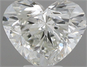 Natural Diamond 0.40 Carats, Heart with  Cut, H Color, VS1 Clarity and Certified by IGI