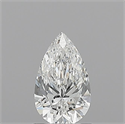 Natural Diamond 0.80 Carats, Pear with  Cut, F Color, VVS1 Clarity and Certified by GIA
