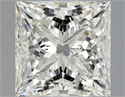 Natural Diamond 2.02 Carats, Princess with  Cut, J Color, SI2 Clarity and Certified by GIA