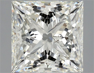 Foto Diamante Natural 2.02 quilates, Princesa , Color J, claridad SI2 y certificado GIA de