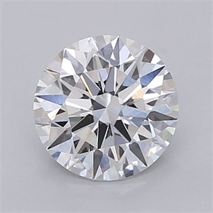 Picture of Lab Grown Diamond 1.53 Carats, Round with Ideal Cut, F Color, VVS2 Clarity and Certified by IGI