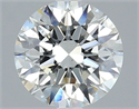Natural Diamond 2.50 Carats, Round with Excellent Cut, G Color, SI1 Clarity and Certified by GIA