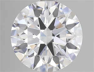 Picture of Lab Grown Diamond 2.56 Carats, Round with Ideal Cut, D Color, IF Clarity and Certified by IGI