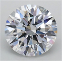 Lab Grown Diamond 1.02 Carats, Round with Ideal Cut, D Color, VVS2 Clarity and Certified by IGI