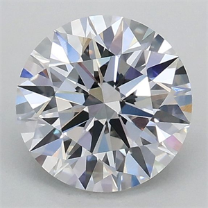 Picture of Lab Grown Diamond 1.02 Carats, Round with Ideal Cut, D Color, VVS2 Clarity and Certified by IGI