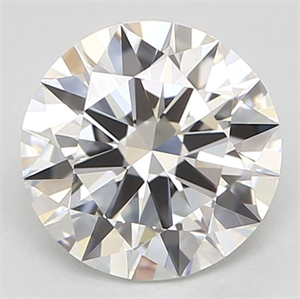 Foto Diamante Natural 0.75 quilates, Redondo , Color G, claridad IF y certificado GIA de