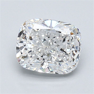 Picture of Natural Diamond 1.32 Carats, Cushion with  Cut, E Color, VVS1 Clarity and Certified by GIA